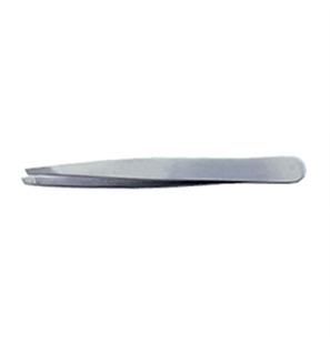 PINZETTA SOPRACCIGLIA OBLIQUA INOX