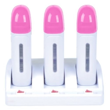 SCALDARULLO TRIO CON BASE A 3 MANIPOLI PROFESSIONALE