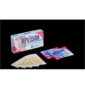 DEPILISSIMA STRISCE DEPILATORIE A FREDDO VISO TRASPARENTI CONF. 12 PZ