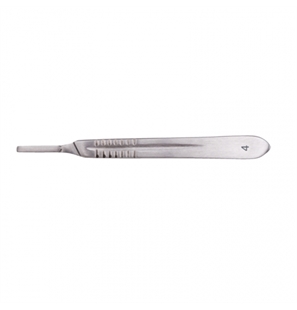MANICO INOX N. 4 BISTURI INTERCAMBIABILI MONOUSO