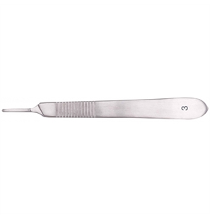 MANICO INOX N. 3 SGORBIE INTERCAMBIABILI MONOUSO
