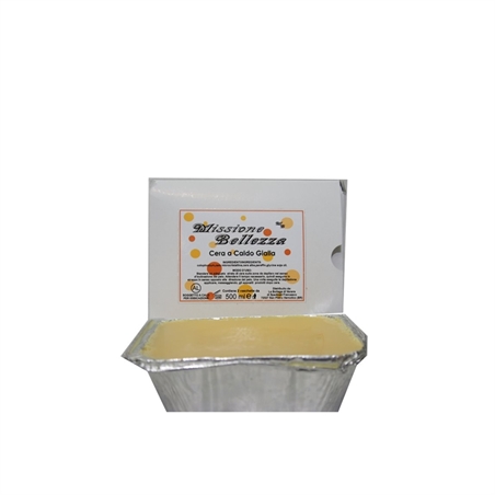 CERA A CALDO GIALLA IN VASCHETTA DA 500ML MB