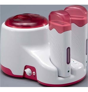 SCALDACERA COMBINATO VASO 400 ML CON 2 MANIPOLI