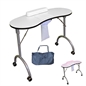 TAVOLO MANICURE PORTATILE DECORATO CON ASPIRATORE TAVOLO MANICURE PORTATILE DECORATO CON ASPIRATORE