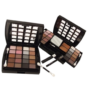 ACTIVE GLAMOUR BEAUTY BOOSTER -  Make Up Set - 20 x Ombretti + 2 x Fard + 1 x Eyeliner + Applicatori + Specchio