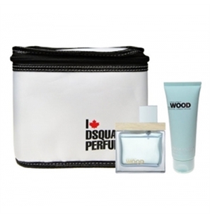 DSQUARED SHE WOOD CRYSTAL CREEK WOOD - EDP 50 ML + B/L 100 ML + BEAUTY