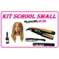 KIT SCUOLA PARRUCCHIERI SMALL - TESTA STUDIO, SUPPORTO, PIASTRA