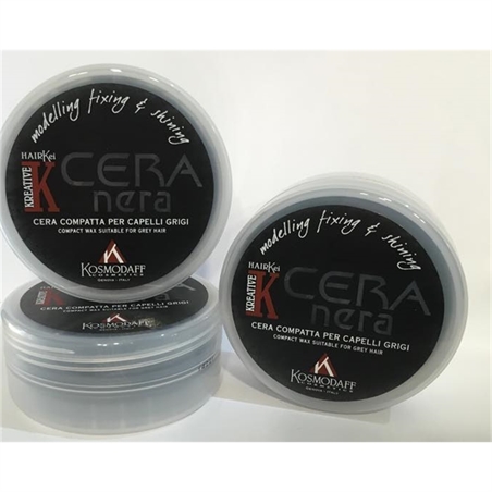 CERA NERA COMPATTA PER CAPELLI GRIGI 100 ML KOSMODAFF