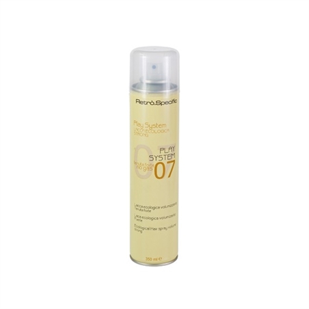 RETRO' PLAY SYSTEM LACCA SPRAY VOLUMIZZANTE AD ALTA DEFINIZIONE FISSAGGIO FORTE 350 ML