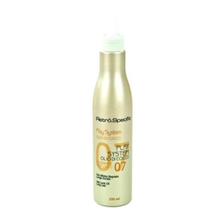 RETRO' PLAY SYSTEM OLIO DI COCCO LUCIDANTE EFFETTO BAGNATO A LUNGA DURATA 250 ML