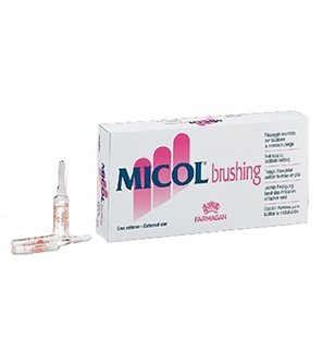 FARMAGAN MICOL BRUSHING FIALE FISSAGGIO MORBIDO PER MESSA IN PIEGA 20 X 15 ML