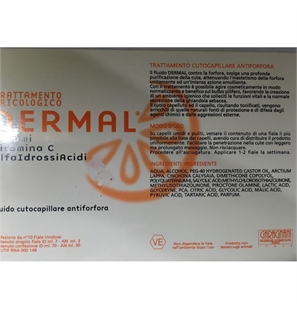 GARAGNANI FIALE PER IL TRATTAMENTO CUTOCAPILLARE ANTIFORFORA DERMAL - DERMALFIAL - DERMALFIAL