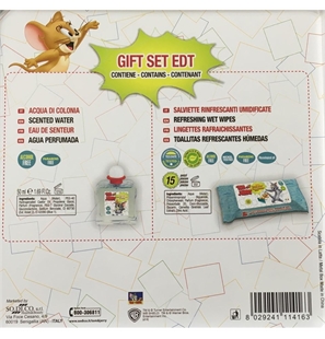 DISNEY TOM AND JERRY COFANETTO PROFUMO EDT 50ML E SALVIETTE 15PZ