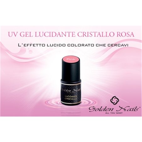 GOLDEN NAILS UV GEL LUCIDO CRISTALLO PINK C/PENN. 15ML