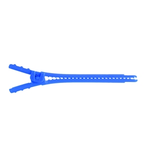 CLIP IN PLASTICA BLU LUNG. 7CM CONF. 50PZ