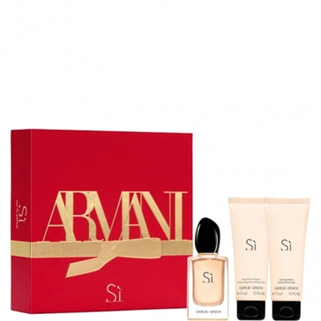 ARMANI SÃŒ COFFRET EDP 50 ML + S/G 75ML + B/L 75ML