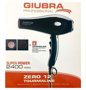 PHON PROFESSIONALE ZERO 12 IN TOURMALINE 2400W NERO GIUBRA