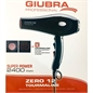 PHON PROFESSIONALE ZERO 12 IN TOURMALINE 2400W NERO GIUBRA PHON PROFESSIONALE ZERO 12 IN TOURMALINE 2400W NERO GIUBRA