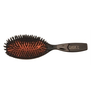 SPAZZOLA OVALE CLASSIC 74 CON SETOLE 100% CINGHIALE