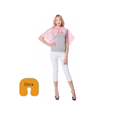 BALDARELLI MANTELLINA PIEGA NYLON CON PIZZO CON LACCI