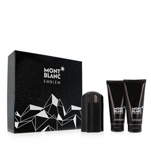 MONT BLANC EMBLEM COFFRET EDT 100 ML + S/G 100ML + A/S BALM 100ML