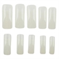 KIT 40 UNGHIA FINTE SQUARE + COLLA