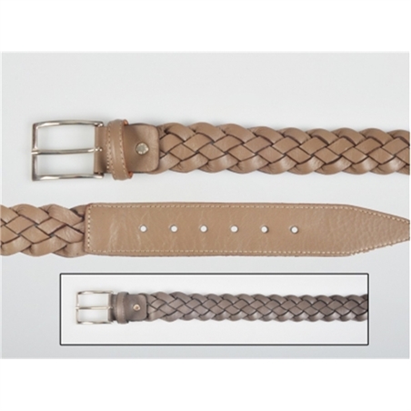 CINTA UOMO NAPPA INTRECCIATA TG.CM DA 115 A 130 H3.5
