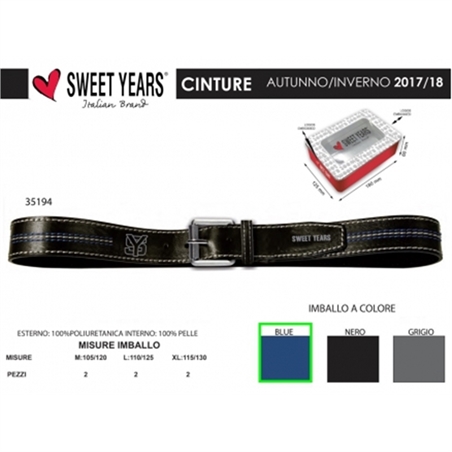 SWEET YEARS CINTA UOMO COL. BLU