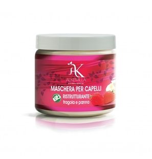ALKEMILLA MASCHERA CAPELLI RISTRUTTURANTE PANNA E FRAGOLA 200ML