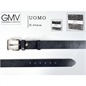 GMV CINTURA UOMO IN PELLE BLU XL