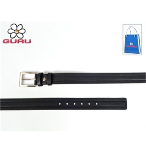 CINTURA GURU IN PELLE BLU