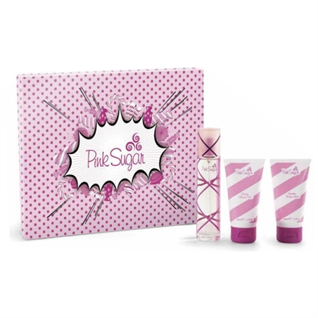 AQUOLINA PINK SUGAR COFFRET CON EDT 50ML + S/G 50ML + B/L 50ML