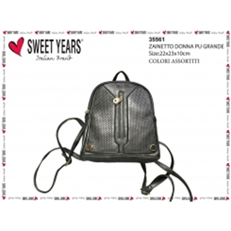 SWEET YEARS ZAINETTO GRIGIO IN PELLE