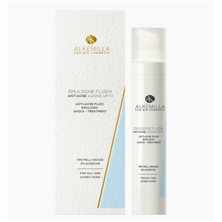 ALKEMILLA EMULSIONE FLUIDA ANTIACNE AZIONE URTO