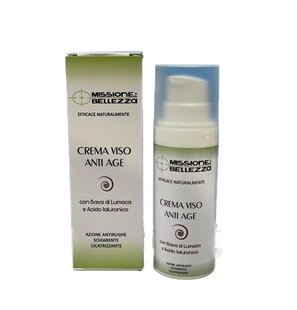 CREMA VISO ANTI-AGE BIO ALLA BAVA DI LUMACA 50 ML MISSIONE BELLEZZA