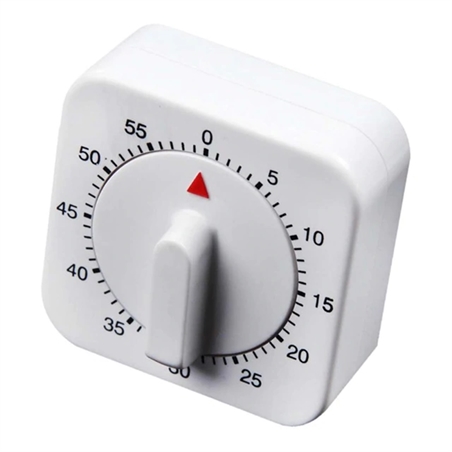 MP HAIR TIMER QUADRATO BIANCO