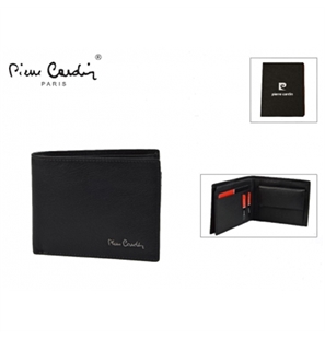 PORTAFOGLIO PIERRE CARDIN UOMO PELLE COL.NERO