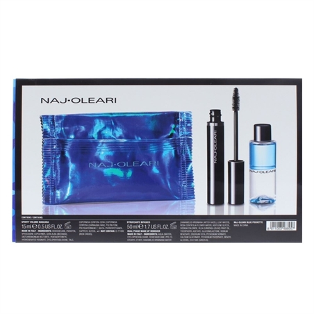 NAJ OLEARI SET CON MASCARA VOLUMIZZANTE STRUCCANTE E POCHETTE