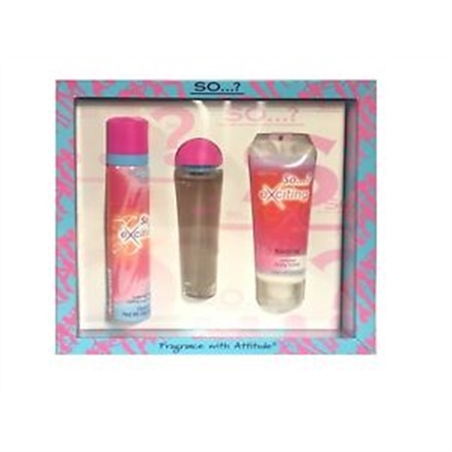 SO...? CONFEZIONE REGALO EXCITING CON EDT 50ML+ A/P 100ML + B/L 100ML