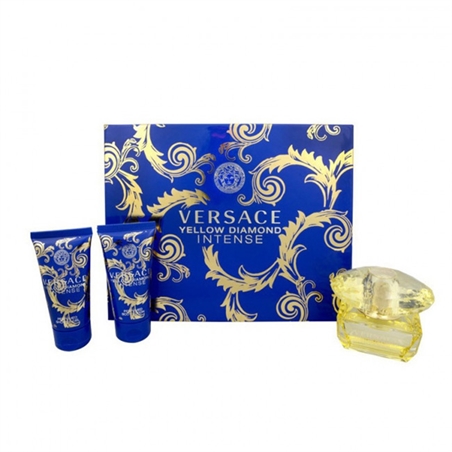 VERSACE YELLOW DIAMONDS INTENSE COFFRET CON EDP 50ML B/L E S/G 50ML