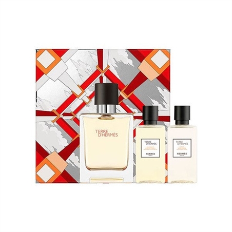 TERRE D'HERMÃˆS COFFRET EDT 50ML + S/G 40ML + A/S BALM 40ML
