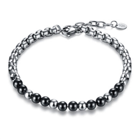 BRAND GIOIELLI BRACCIALE CATENA ROLO' E EMATITE