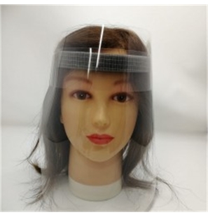 VISIERA PROTETTIVA VISO E CAPO IN PVC