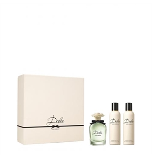 DOLCE E GABBANA COFFRET DOLCE EDP 75ML + BODY LOTION 100ML + GEL DOCCIA 100ML