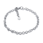 BRAND GIOIELLI OMG BRACCIALE CON ANELLINI PICCOLI 4MM