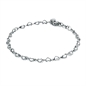 BRAND GIOIELLI BRACCIALE CATENINA CON CUORI 4MM
