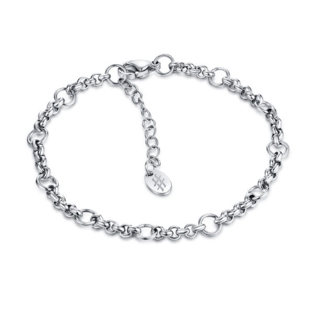 BRAND GIOIELLI OMG BRACCIALE CON ROLO' E ANELLINI