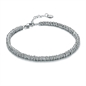 BRAND GIOIELLI OMG BRACCIALE CON ANELLINI PICCOLI 4MM