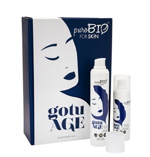 PUROBIO FOR SKIN KIT GOTU AGE CREMA VISO ANTI-AGE 50ML E SIERO 30ML