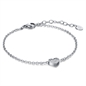 BRAND GIOIELLI LA JOLIE BRACCIALE IN ACCIAIO CON CUORE PASSANTE BRAND GIOIELLI LA JOLIE BRACCIALE IN ACCIAIO CON CUORE PASSANTE